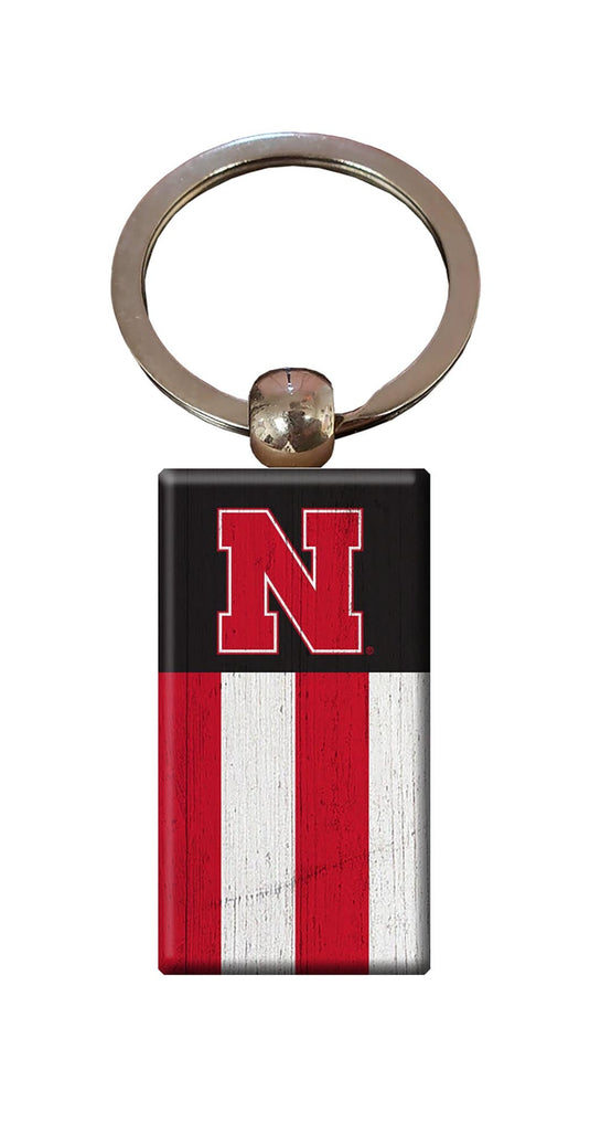 Fan Creations Home Decor Nebraska  Rectangle Flag Keychain