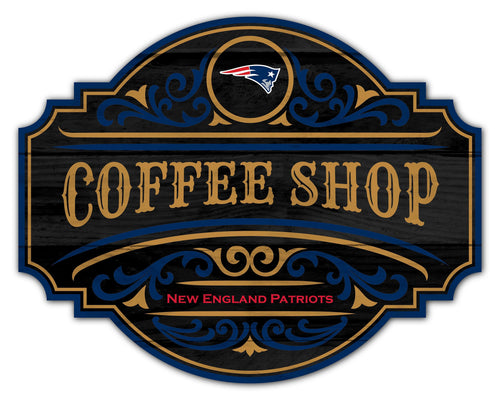 Fan Creations Home Decor New England Patriots Coffee Tavern Sign 24in