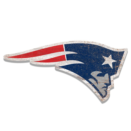 Fan Creations 24" Signs New England Patriots Distressed Logo Cutout Sign
