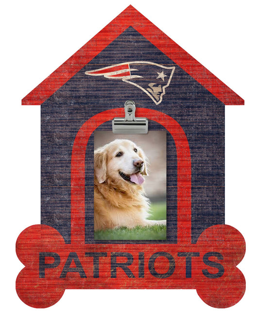 Fan Creations Clip Frame New England Patriots Dog Bone House Clip Frame