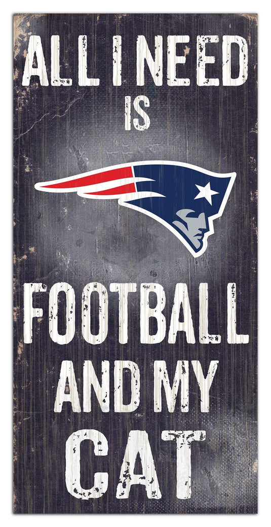 Fan Creations 6x12 Sign New England Patriots My Cat 6x12 Sign