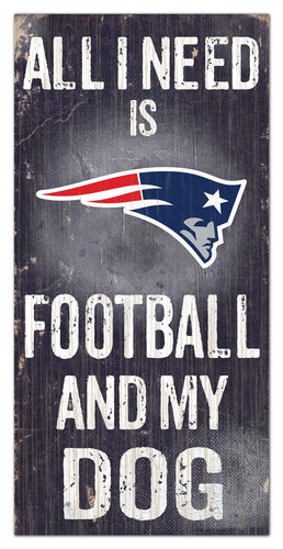 Fan Creations 6x12 Sign New England Patriots My Dog 6x12 Sign