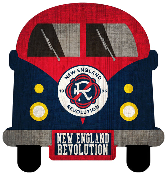 Fan Creations Team Bus New England Revolution 12" Team Bus Sign