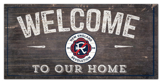 Fan Creations 6x12 Horizontal New England Revolution Welcome Sign