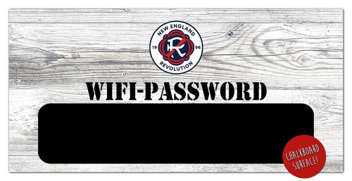 Fan Creations 6x12 Horizontal New England Revolution Wifi Password 6x12 Sign