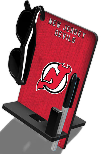 Fan Creations Wall Decor New Jersey Devils 4 In 1 Desktop Phone Stand