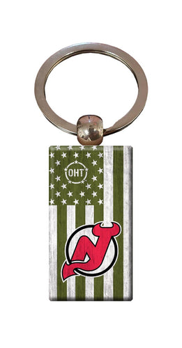 Fan Creations Home Decor New Jersey Devils  OHT Flag Keychain