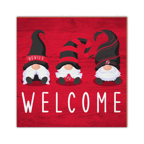 Fan Creations Home Decor New Jersey Devils   Welcome Gnomes
