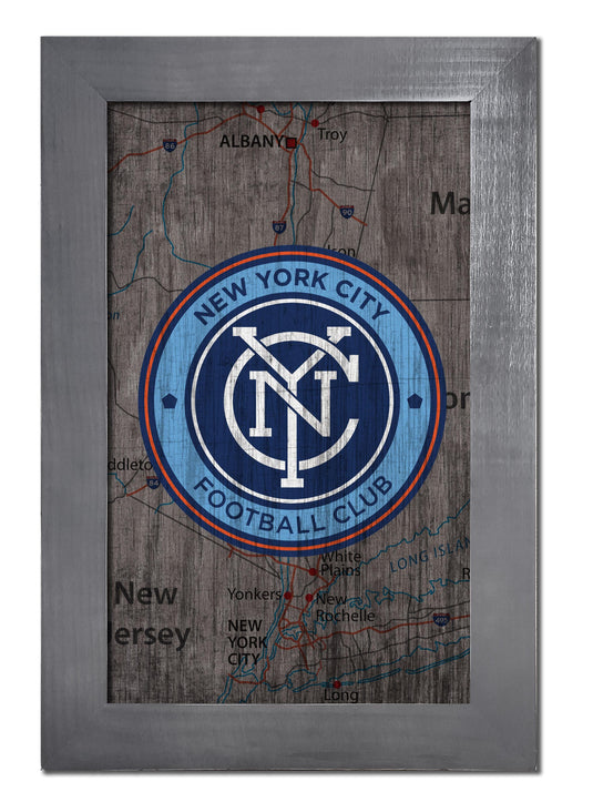 Fan Creations Home Decor New York City FC   City Map 11x19