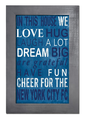 Fan Creations Home Decor New York City FC   Color In This House 11x19 Framed