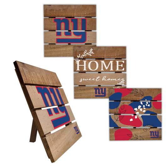 Fan Creations Home Decor New York Giants Trivet Hot Plate Set of 4 (2221,2222,2122x2)