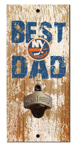 Fan Creations Home Decor New York Islanders  Best Dad Bottle Opener