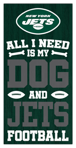 Fan Creations Home Decor New York Jets All I Need Is My Dog & Football