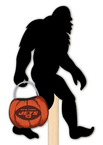 Fan Creations Yard Sign New York Jets Big Foot Halloween Yard Stake