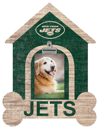 Fan Creations Clip Frame New York Jets Dog Bone House Clip Frame