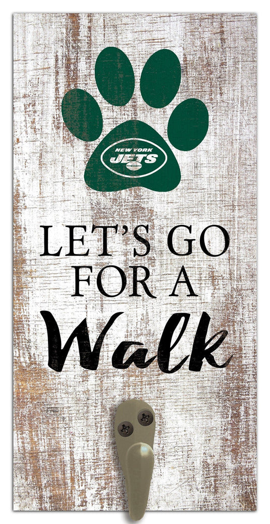Fan Creations 6x12 Sign New York Jets Leash Holder 6x12 Sign