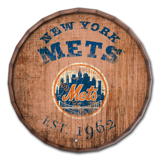 Fan Creations Home Decor New York Mets  24in Established Date Barrel Top