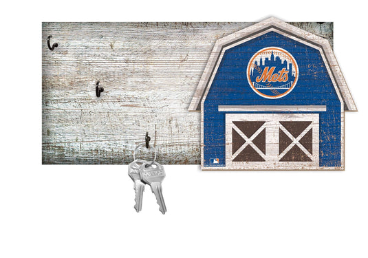 Fan Creations Wall Decor New York Mets Barn Keychain Holder