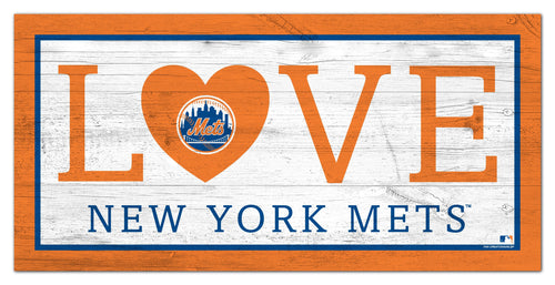 Fan Creations 6x12 Sign New York Mets Love 6x12 Sign