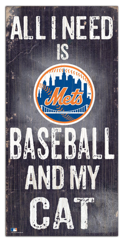 Fan Creations 6x12 Sign New York Mets My Cat 6x12 Sign
