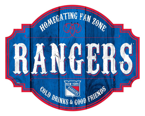 Fan Creations Home Decor New York Rangers Homegating Tavern 12in Sign