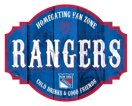 Fan Creations Home Decor New York Rangers Homegating Tavern 24in Sign