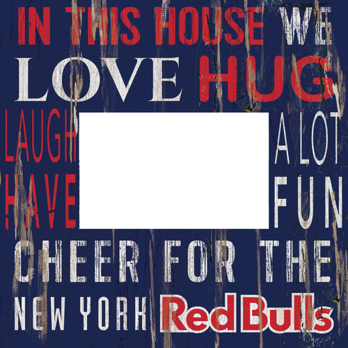 Fan Creations Home Decor New York Red Bulls  In This House 10x10 Frame