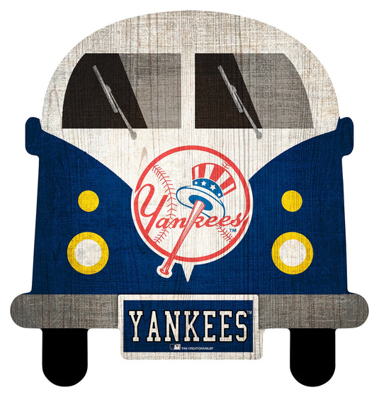 Fan Creations Wall Decor New York Yankees 12in Team Bus Sign