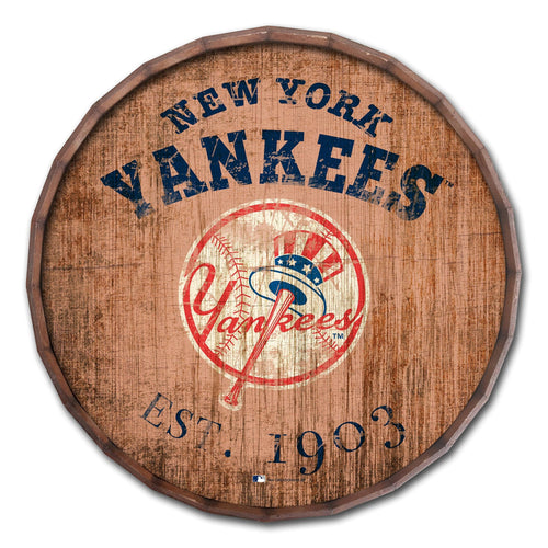 Fan Creations Home Decor New York Yankees  24in Established Date Barrel Top
