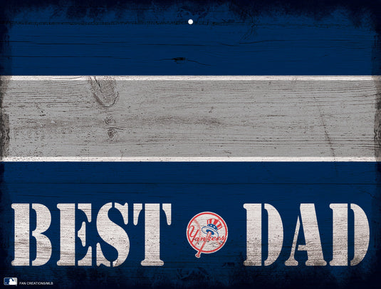 Fan Creations Desktop Stand New York Yankees Best Dad With Stripe Clip Frame
