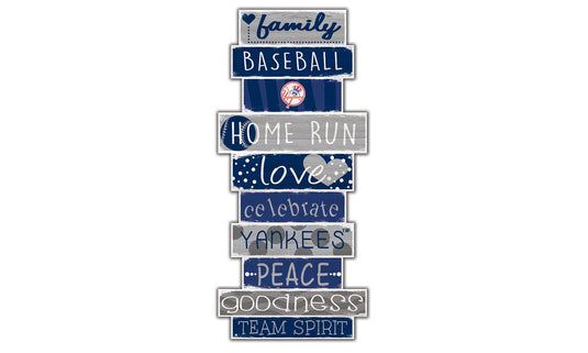 Fan Creations Wall Decor New York Yankees Celebration Stack 24" Sign