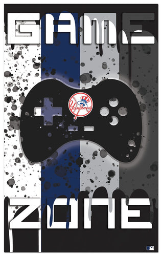 Fan Creations Home Decor New York Yankees  Color Grunge Game Zone 11x19