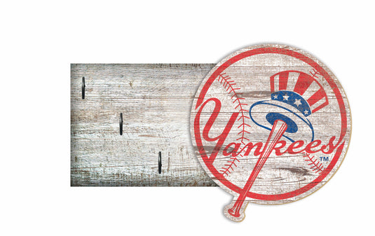 Fan Creations Wall Decor New York Yankees Key Holder 6x12
