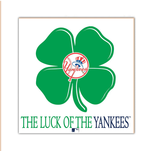 Fan Creations Home Decor New York Yankees   Luck Of The Team 10x10