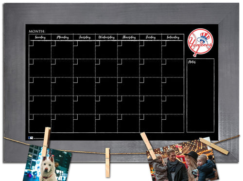 Fan Creations Home Decor New York Yankees   Monthly Chalkboard With Frame & Clothespins