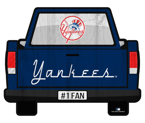 Fan Creations Home Decor New York Yankees Slogan Truck Back Vintage 12in