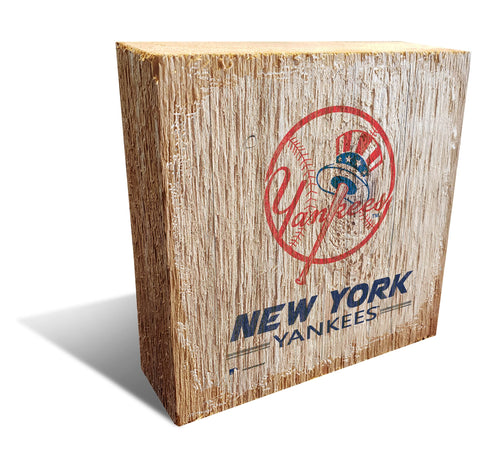 Fan Creations Desktop Stand New York Yankees Team Logo Block