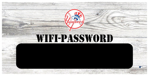 Fan Creations 6x12 Horizontal New York Yankees Wifi Password 6x12 Sign