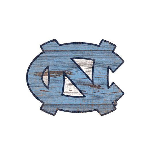 Fan Creations 24" Signs North Carolina Distressed Logo Cutout Sign