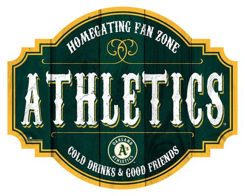 Fan Creations Home Decor Oakland Athletics Homegating Tavern 12in Sign