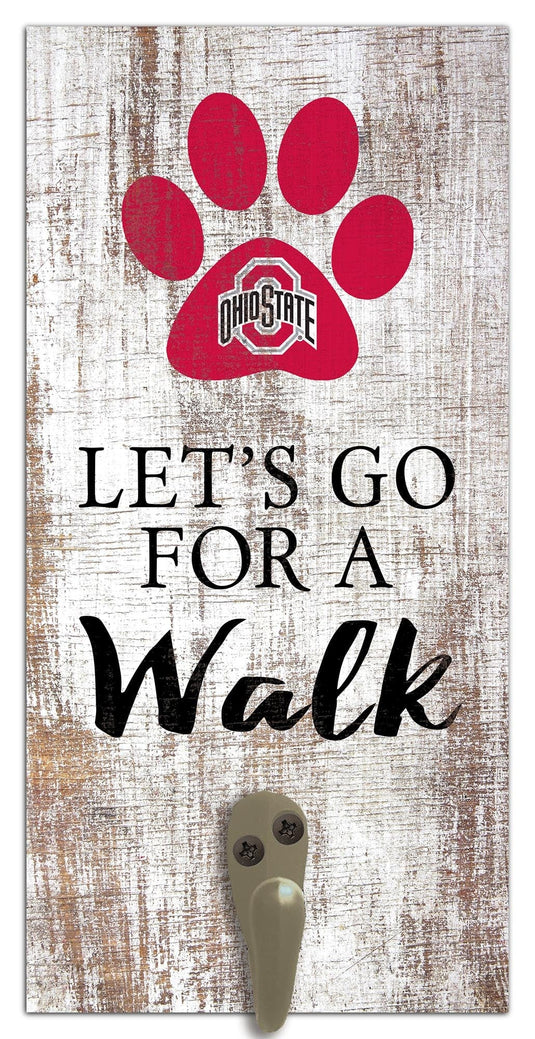 Fan Creations 6x12 Sign Ohio State Leash Holder 6x12 Sign
