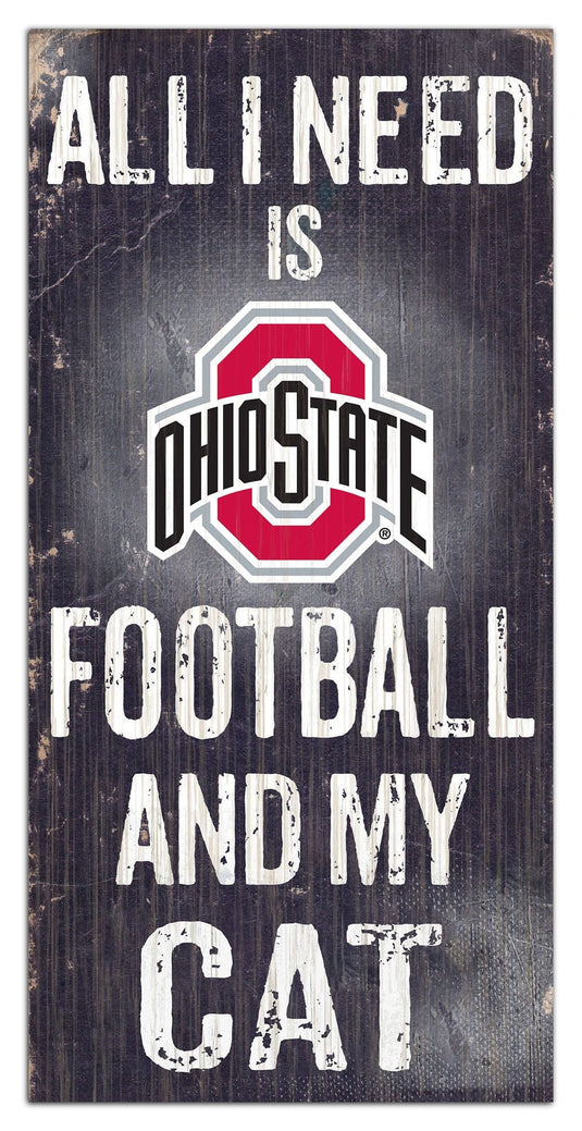 Fan Creations 6x12 Sign Ohio State My Cat 6x12 Sign