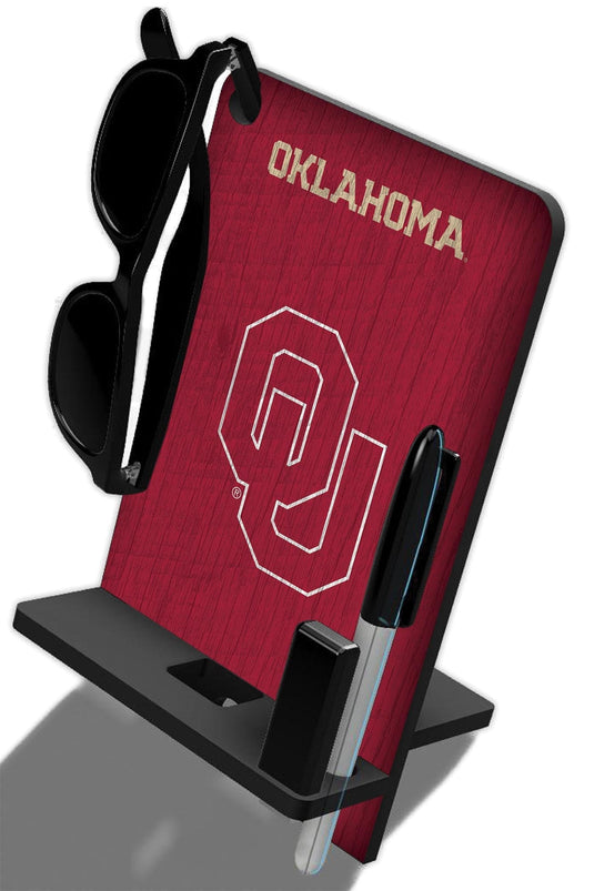 Fan Creations Wall Decor Oklahoma 4 In 1 Desktop Phone Stand