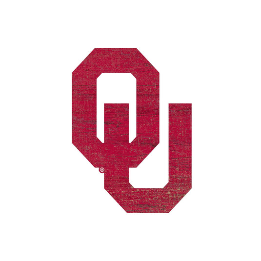 Fan Creations 24" Signs Oklahoma Distressed Logo Cutout Sign