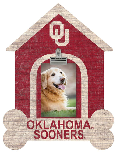 Fan Creations Clip Frame Oklahoma Dog Bone House Clip Frame