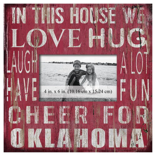 Fan Creations Home Decor Oklahoma  In This House 10x10 Frame