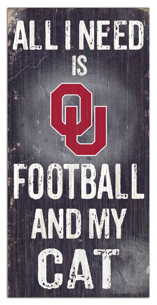 Fan Creations 6x12 Sign Oklahoma My Cat 6x12 Sign