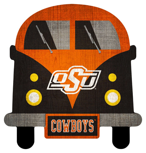 Fan Creations Wall Decor Oklahoma State 12in Team Bus Sign