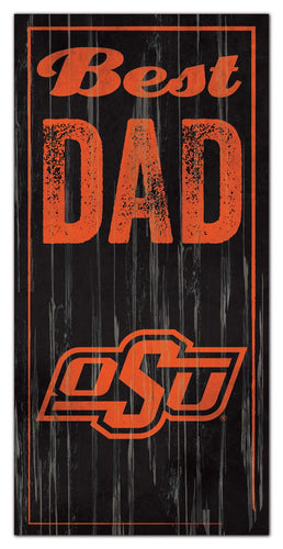 Fan Creations Wall Decor Oklahoma State Best Dad Sign