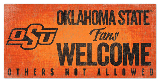 Fan Creations 6x12 Sign Oklahoma State Fans Welcome Sign